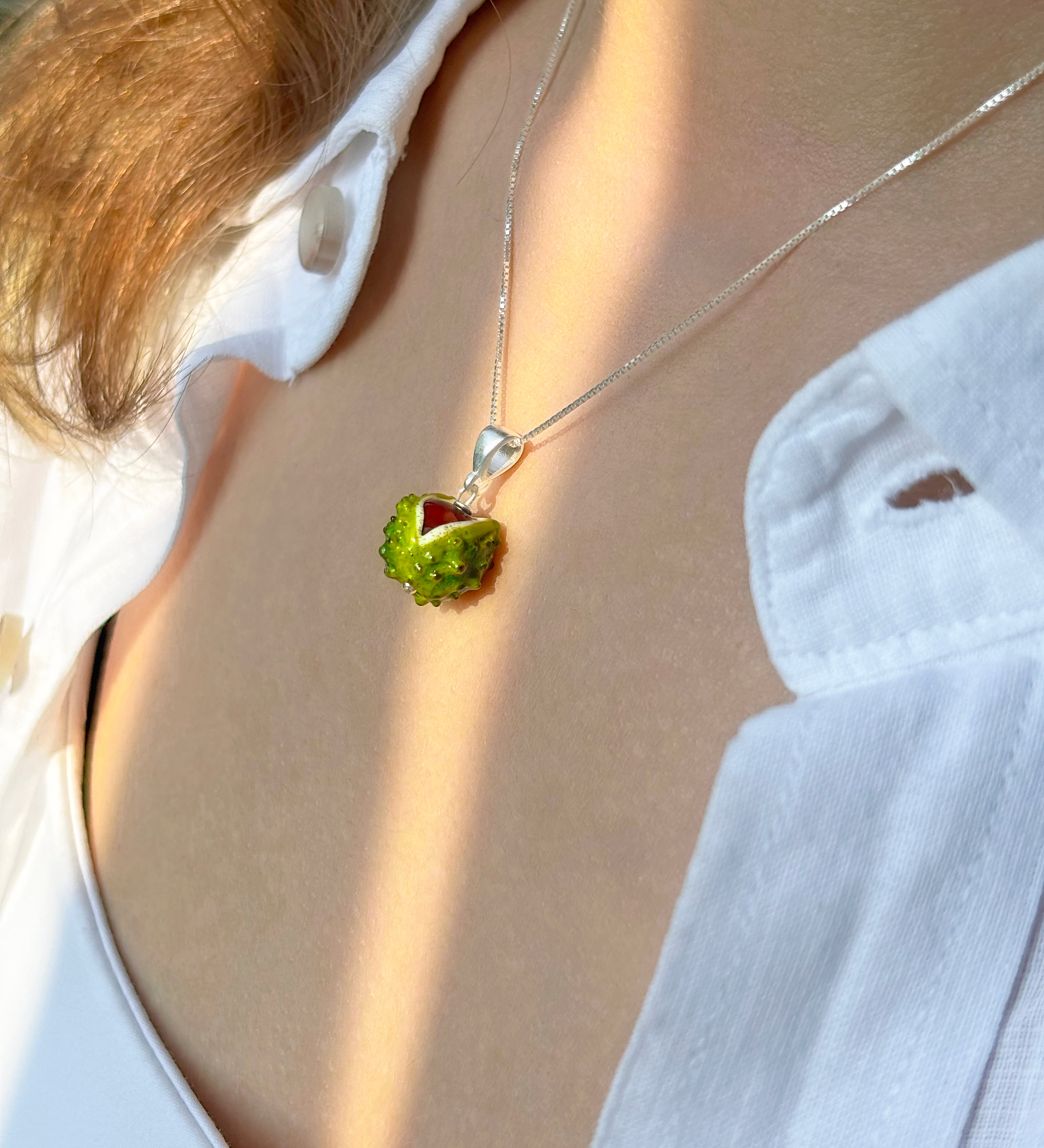 Lucky Chestnut Necklace
