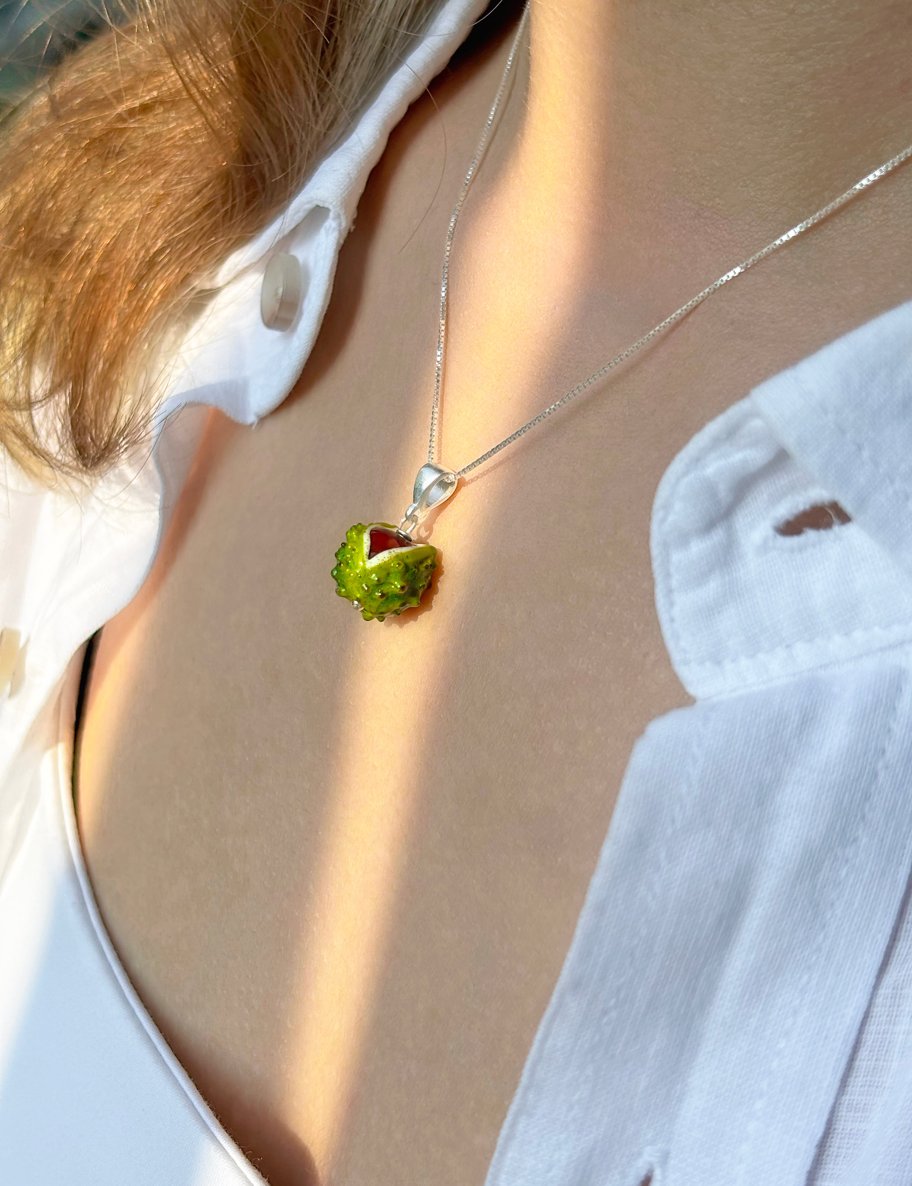 Lucky Chestnut Necklace