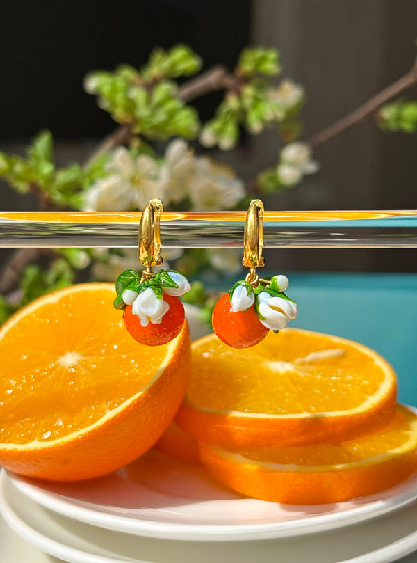 Lucky Orange Earrings