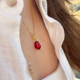 Pomegranate Seed Charm