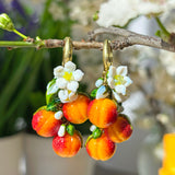 Lucky Peach Blossom Earrings