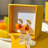 Lucky Peach Earrings