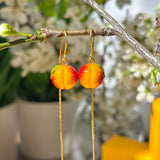 Lucky Peach Earrings