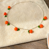 Lucky Orange Blossom Necklace