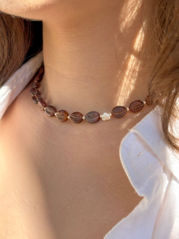 Lucky Coffee Bean Necklace