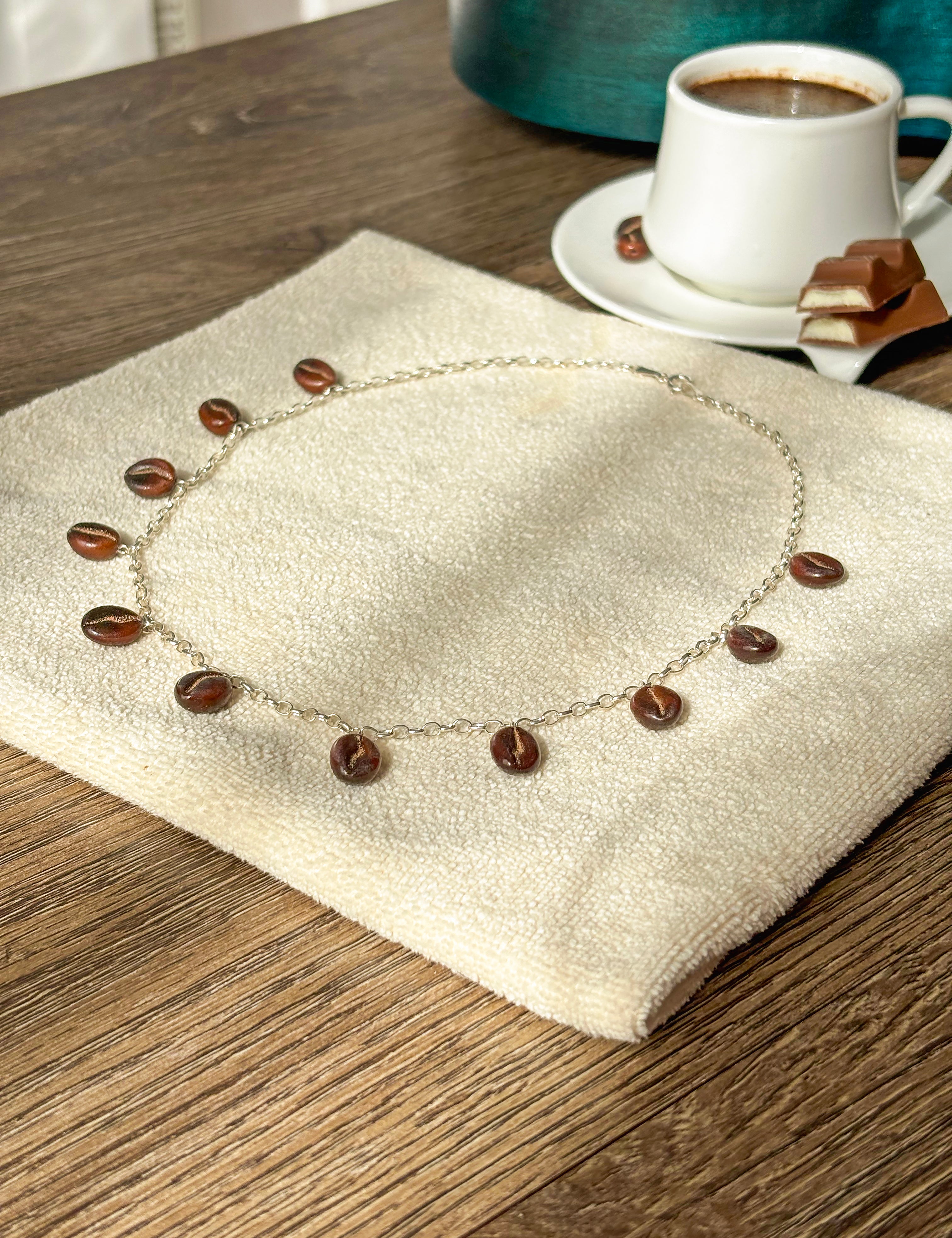 Lucky Coffee Bean Necklace