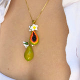 Lucky Papaya Necklace