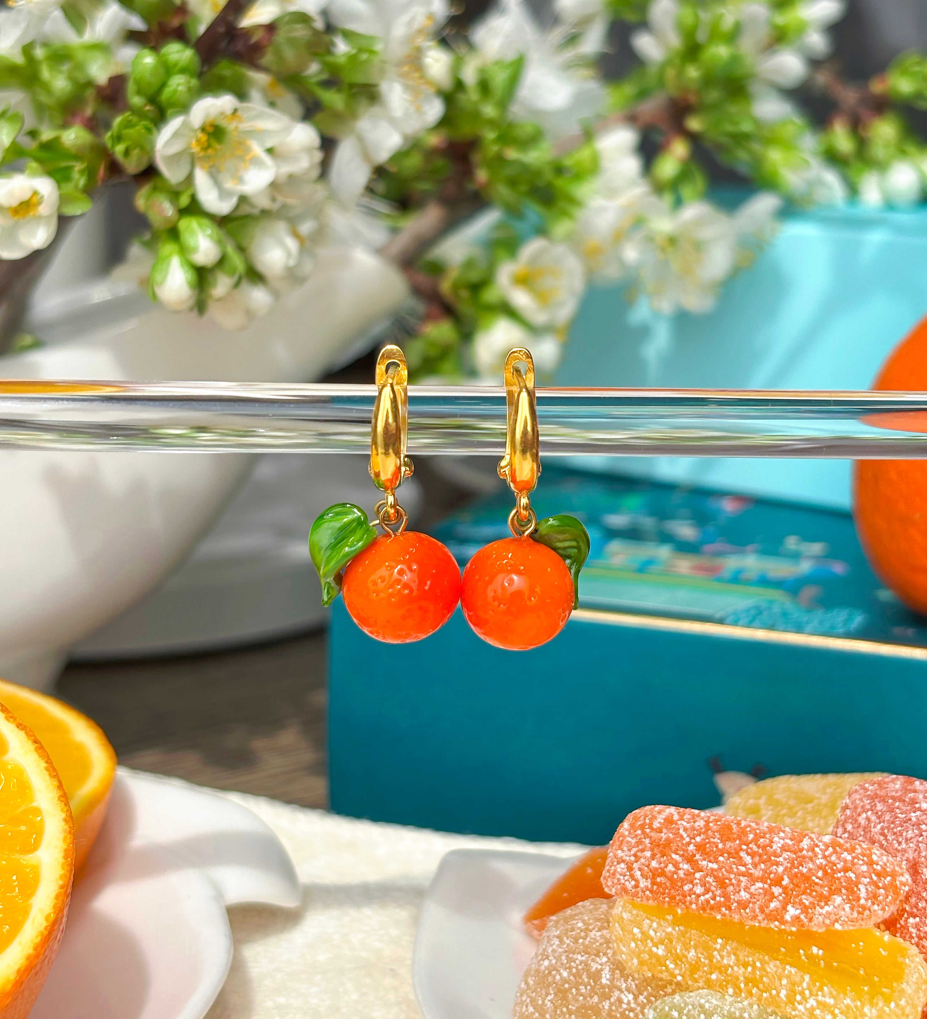 Lucky Orange Earrings