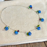 Lucky Blueberry Blossom Necklace