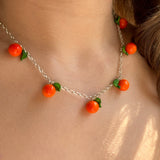 Lucky Orange Blossom Necklace