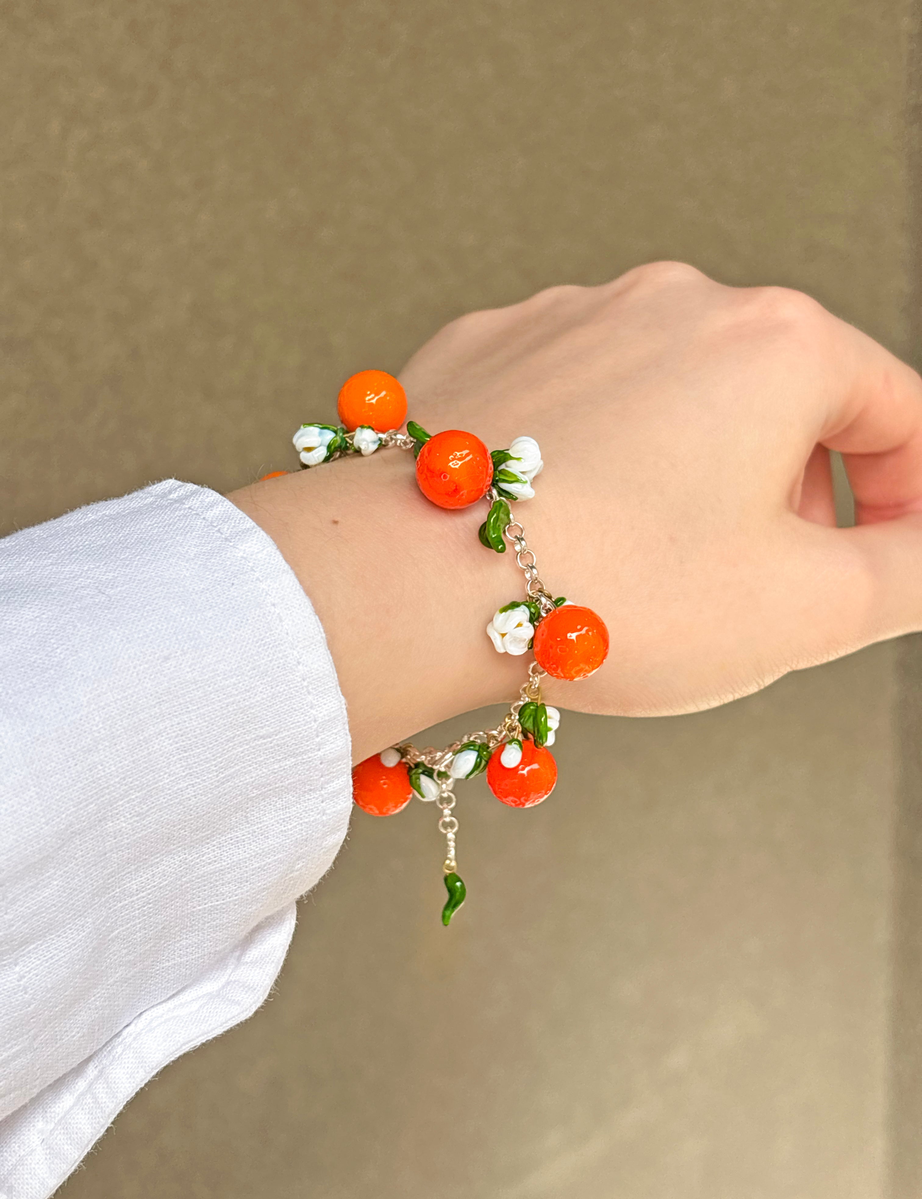 Lucky Orange Bracelet