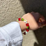 Lucky Raspberry Bracelet