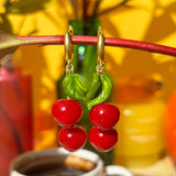 Lucky Cherry Pair Earrings