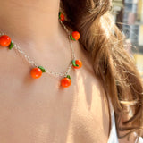 Lucky Orange Blossom Necklace