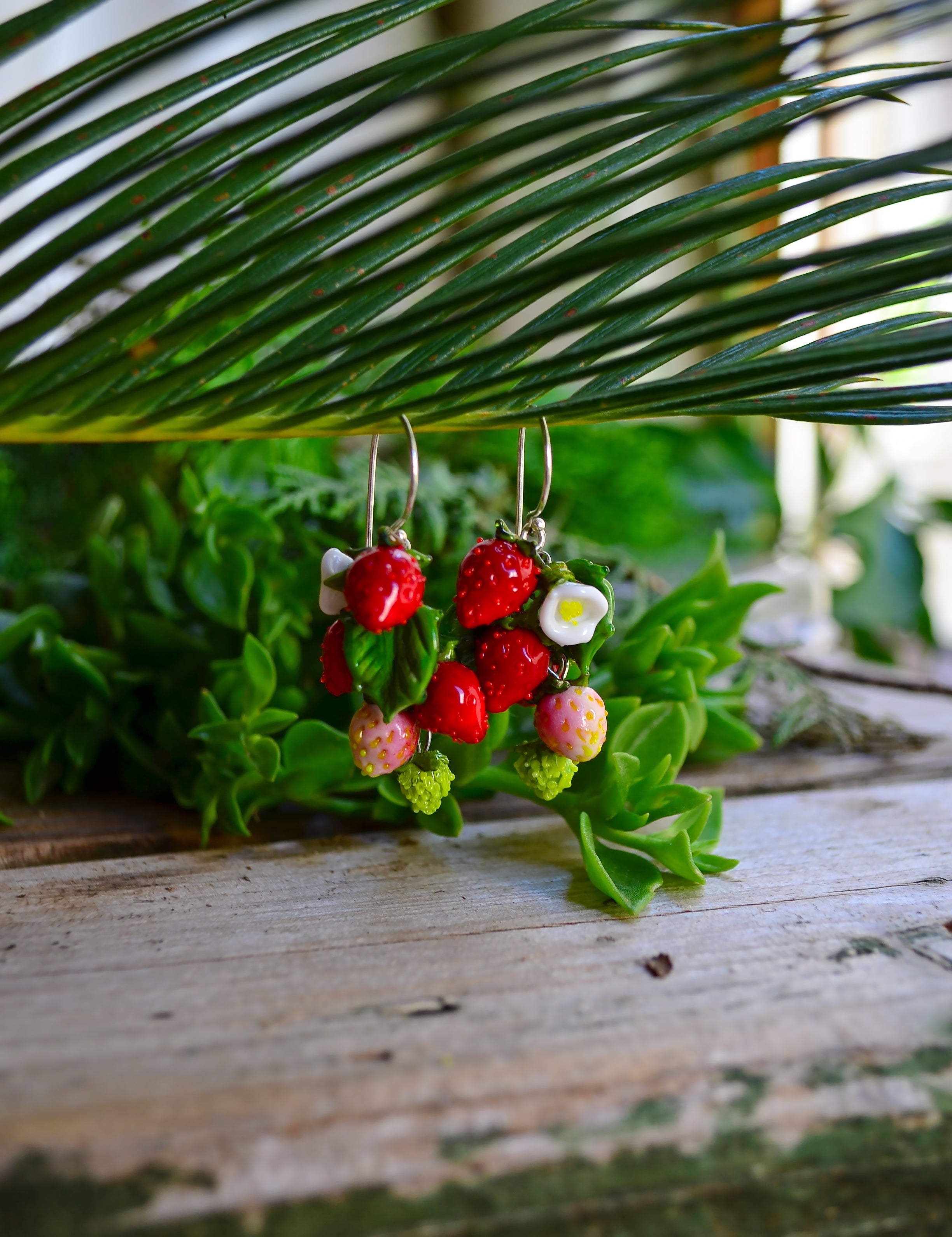 Wild Strawberries Earrings