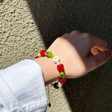 Lucky Raspberry Bracelet