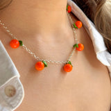 Lucky Orange Blossom Necklace