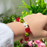 Lucky Raspberry Bracelet