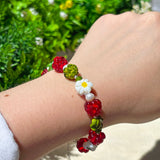 Lucky Raspberry Bracelet