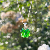 Lucky Clover Initial Necklace