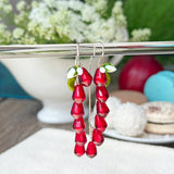 Pomegranate Seed Earrings