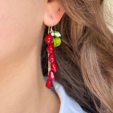 Pomegranate Seed Earrings