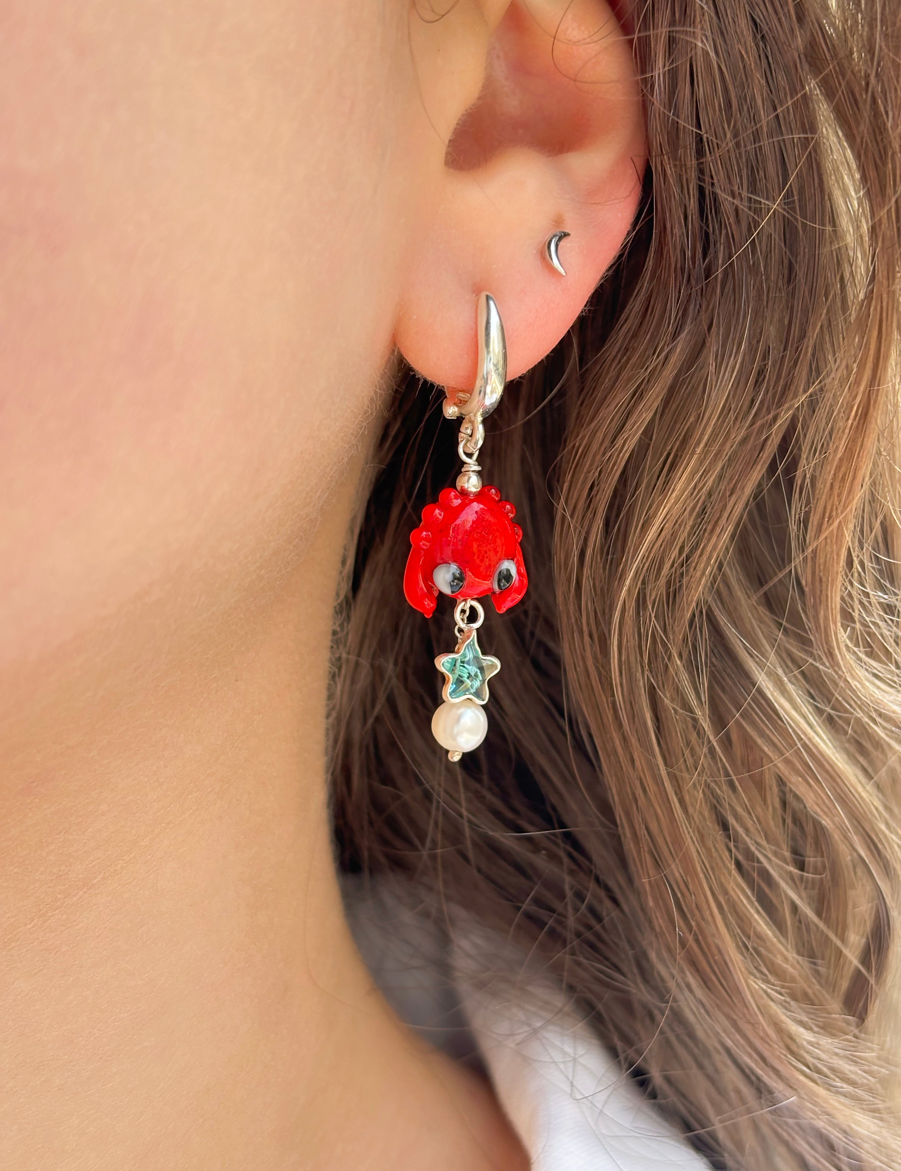 Lucky Crab Earrings
