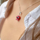 Pink Octopus Charm