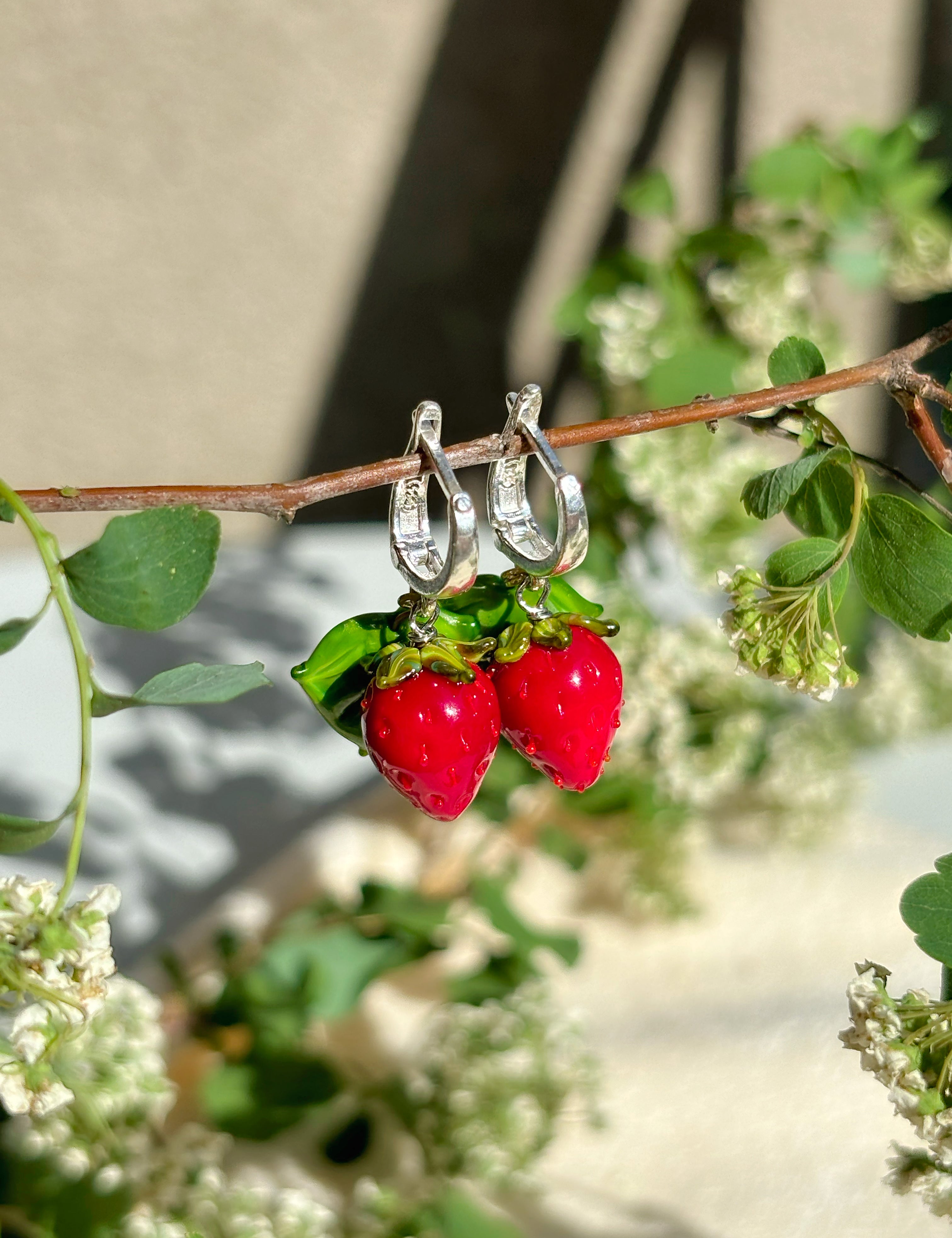 Strawberry Earrings