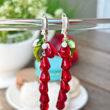 Pomegranate Seed Earrings