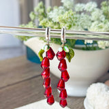 Pomegranate Seed Earrings
