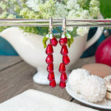 Pomegranate Seed Earrings