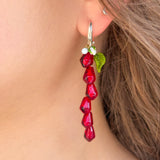 Pomegranate Seed Earrings