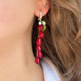 Pomegranate Seed Earrings