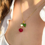 Lucky Cherry Necklace (Mini version)