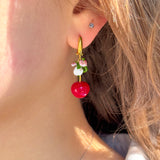 Lucky Cherry Earrings (Mini version)