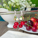 Lucky Double Cherry Earrings