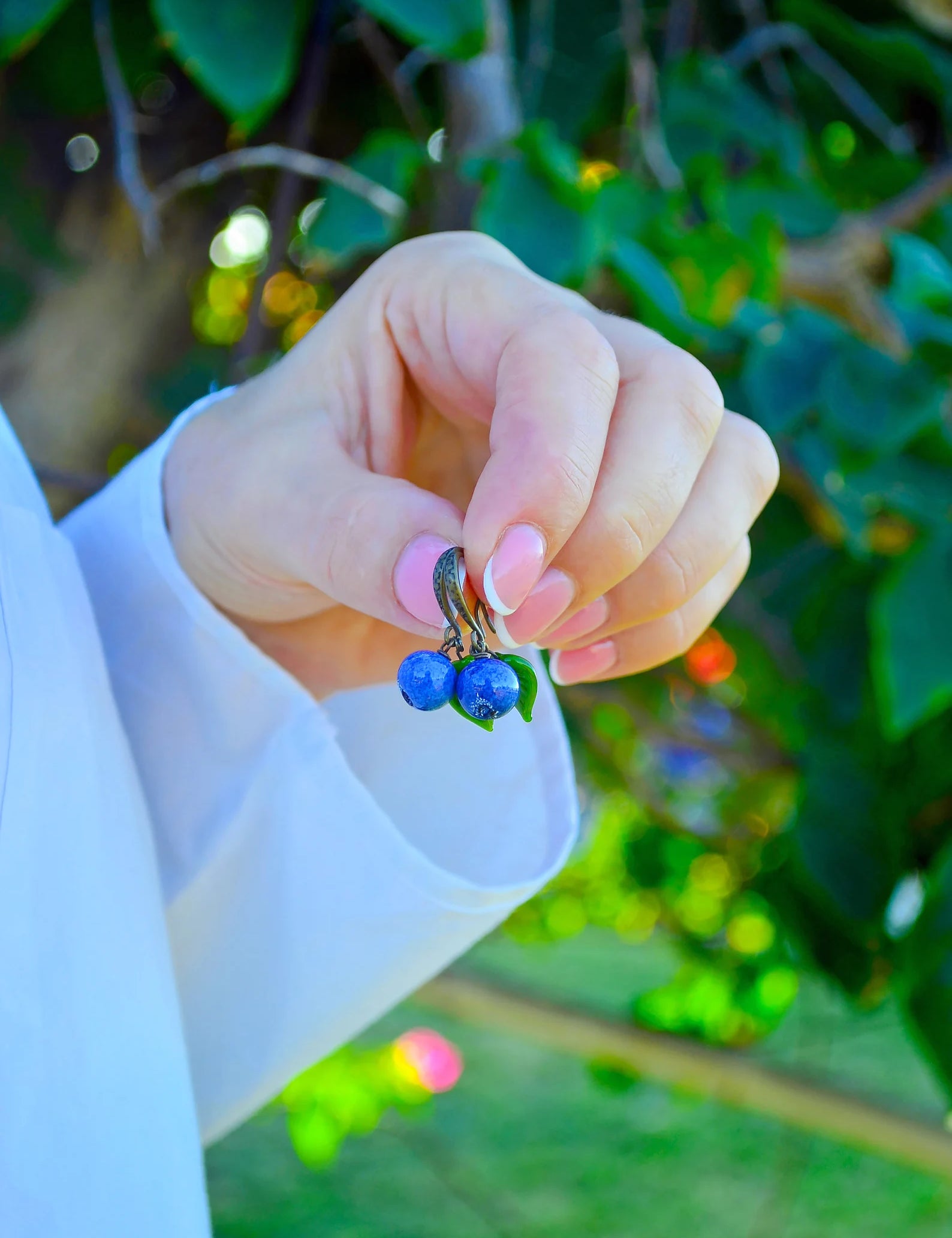 Lucky Blueberry Earrings