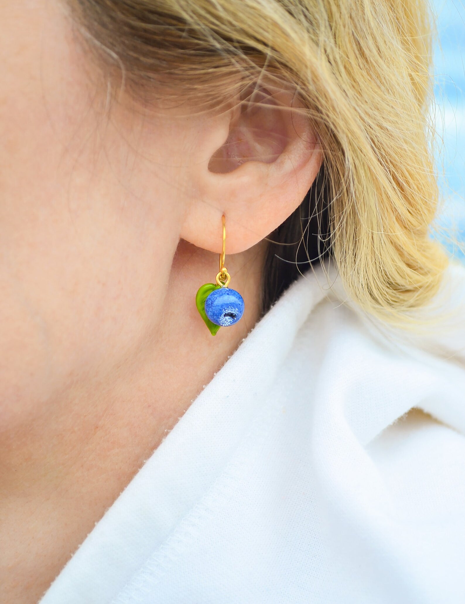 Lucky Blueberry Earrings