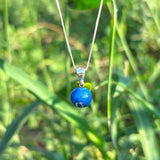 Lucky Blueberry Charm Necklace