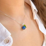 Lucky Blueberry Charm Necklace