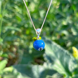 Lucky Blueberry Charm Necklace
