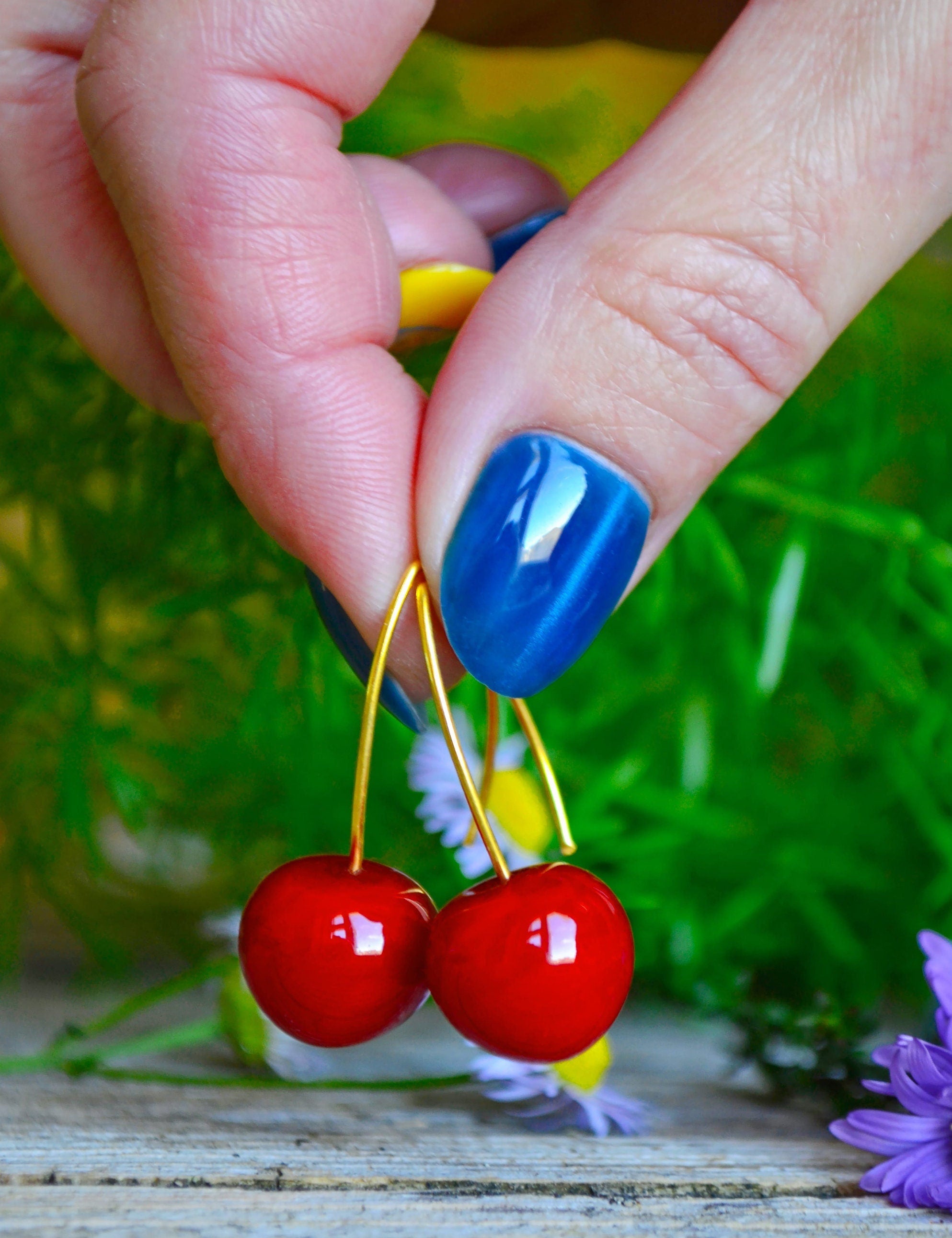 Lucky Cherry Earrings