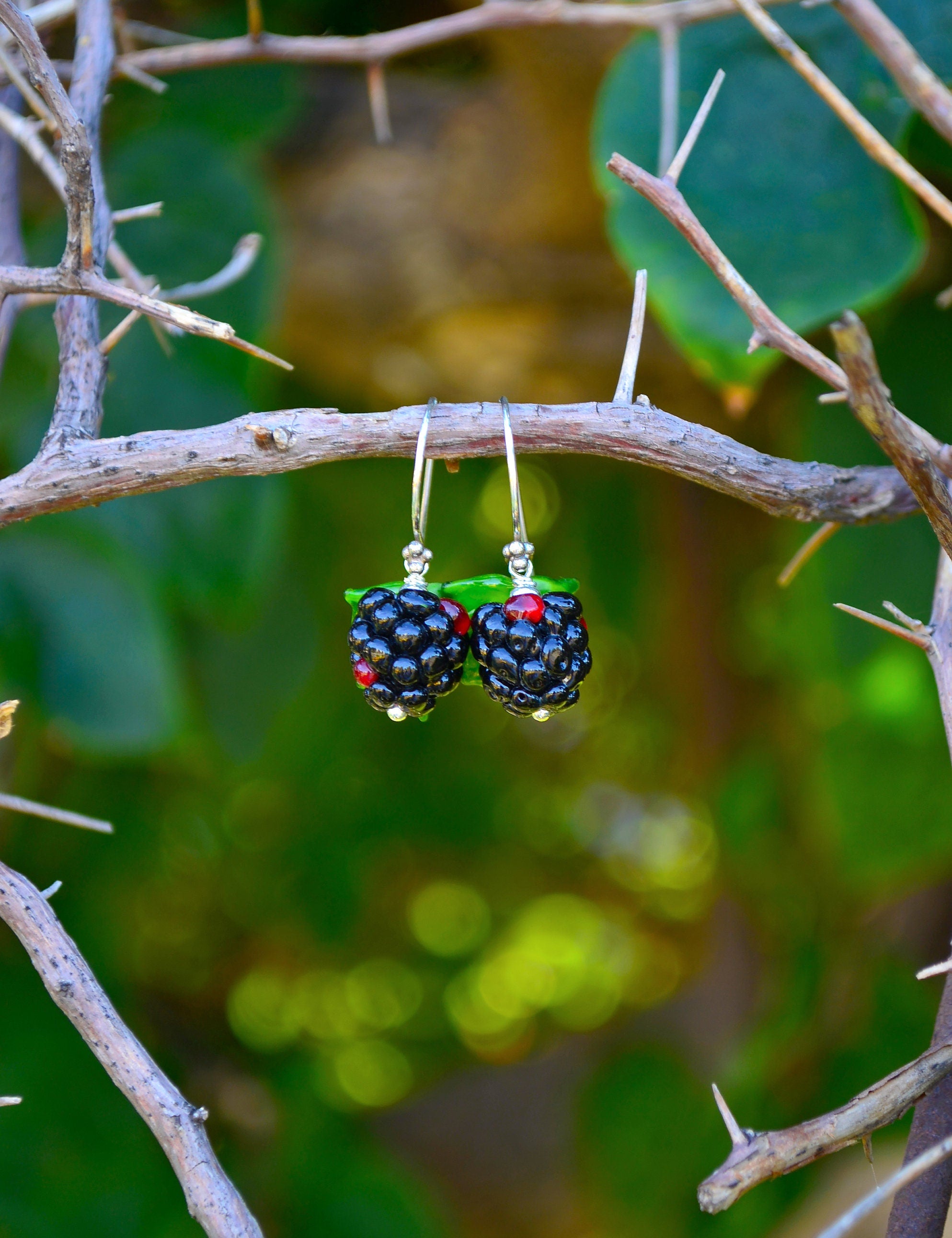 Blackberry Earrings