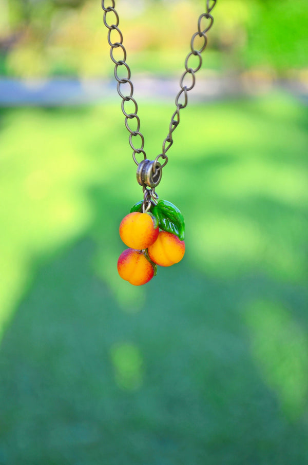 Peach Necklace