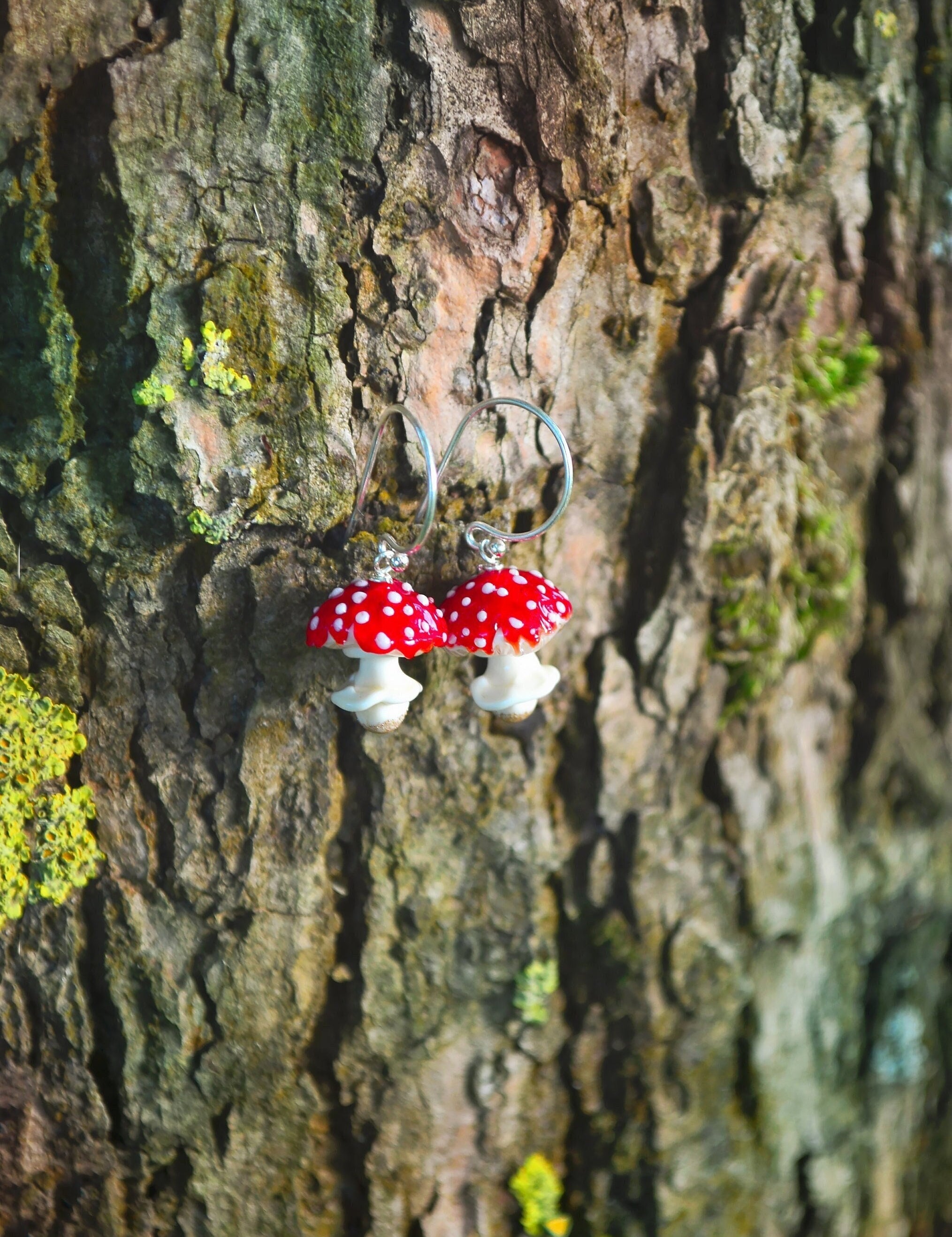 Mushroom Earrings