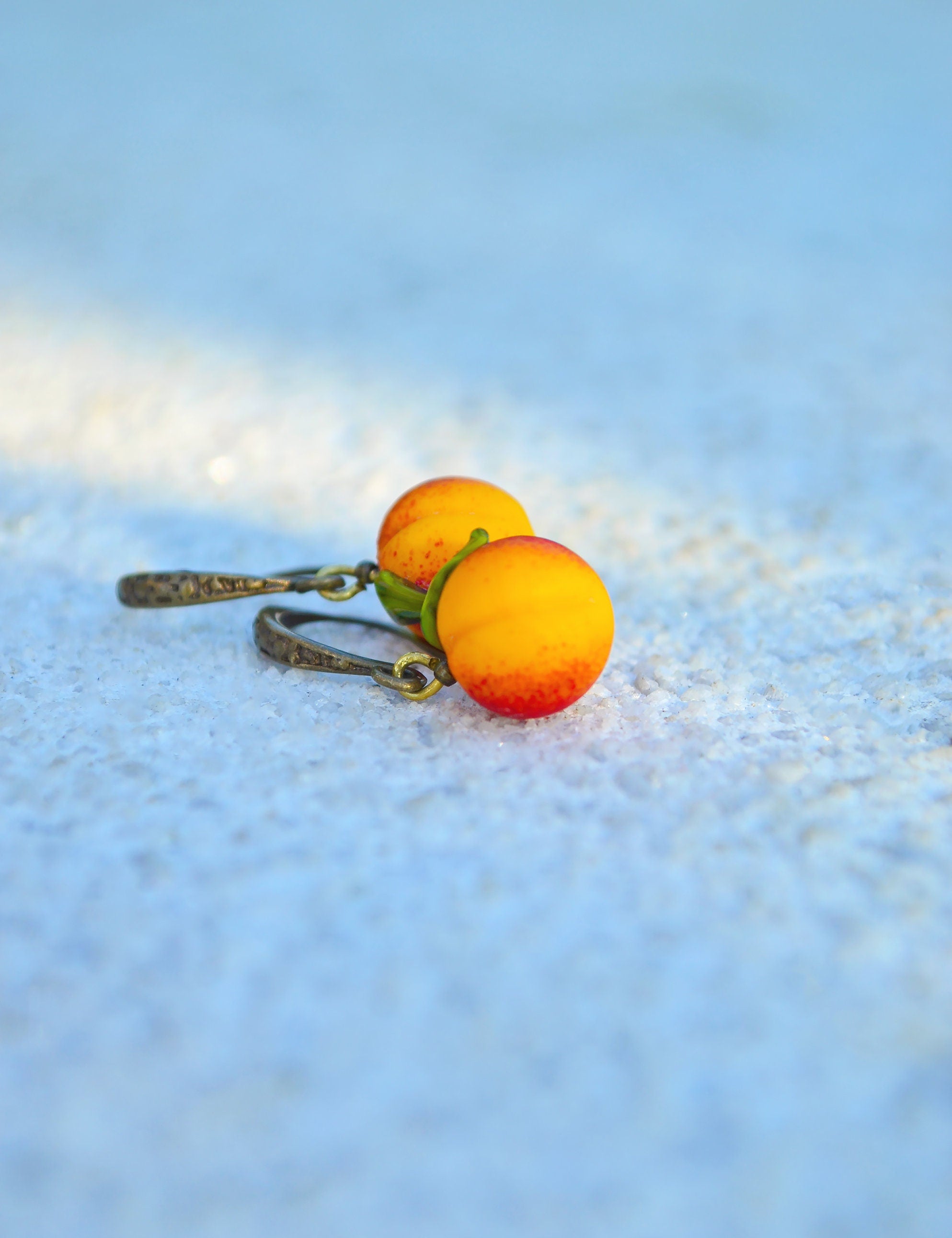 Peach Earrings