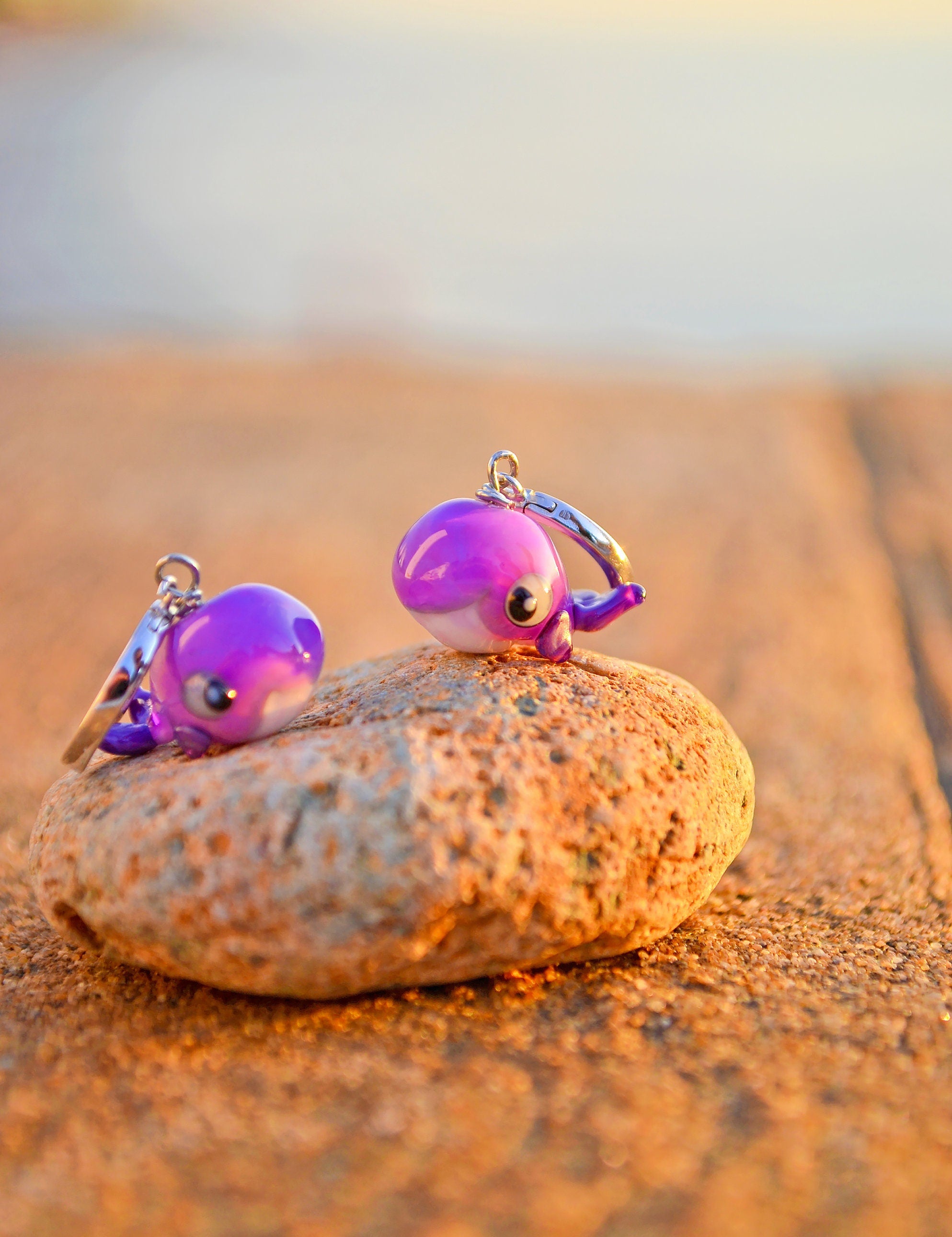 Whale Earrings