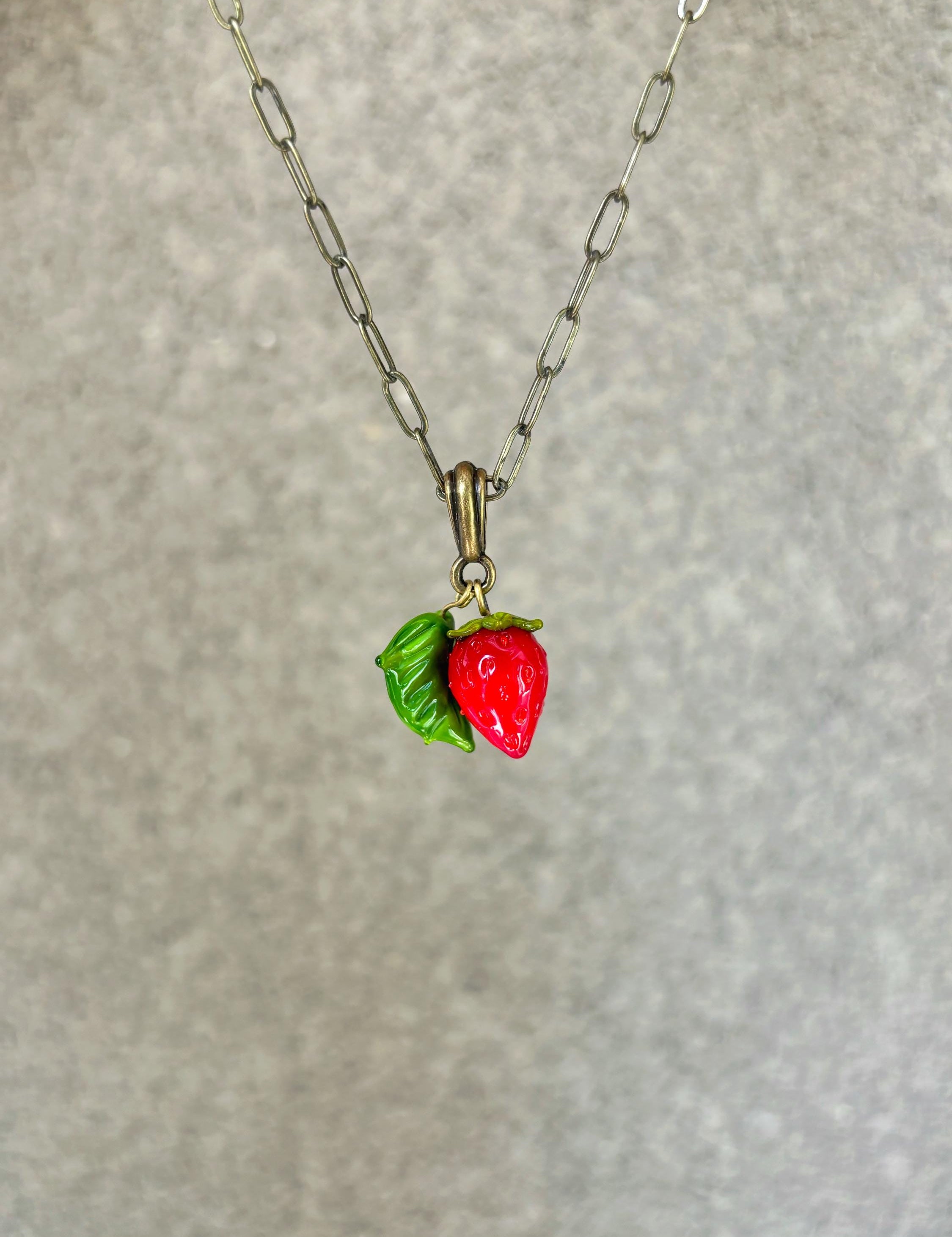Wild Strawberry Necklace