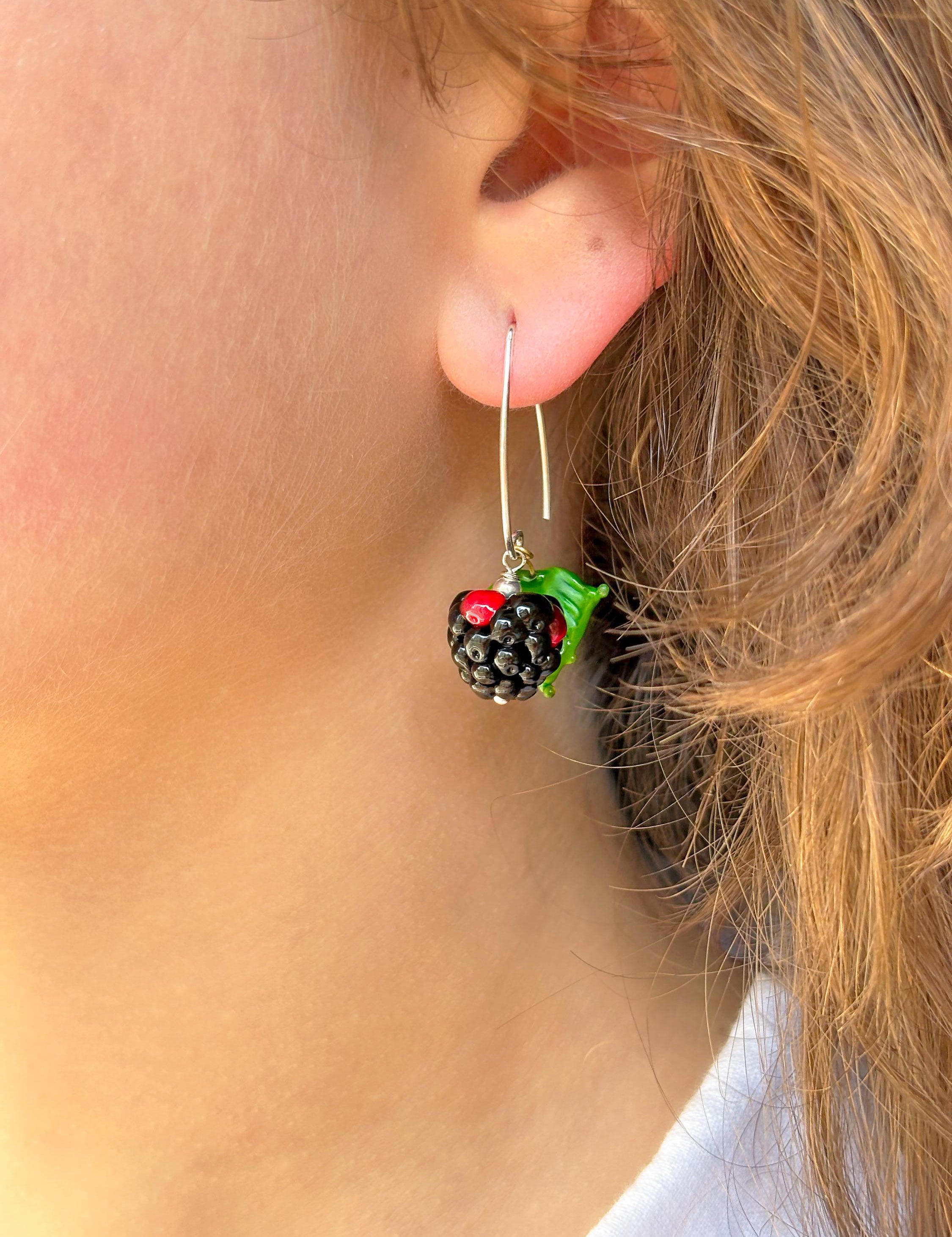 Blackberry Earrings